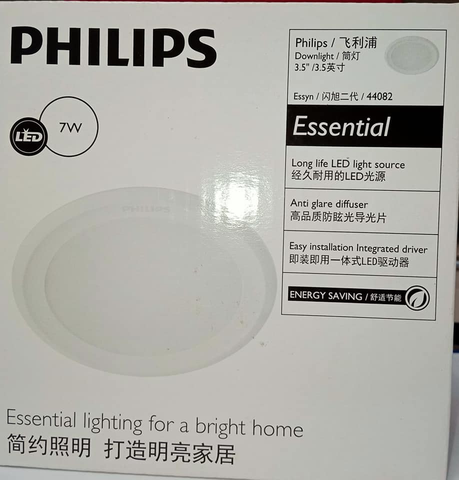 Đèn downlight âm trần Philips 44082- 7W, vàng Phillips