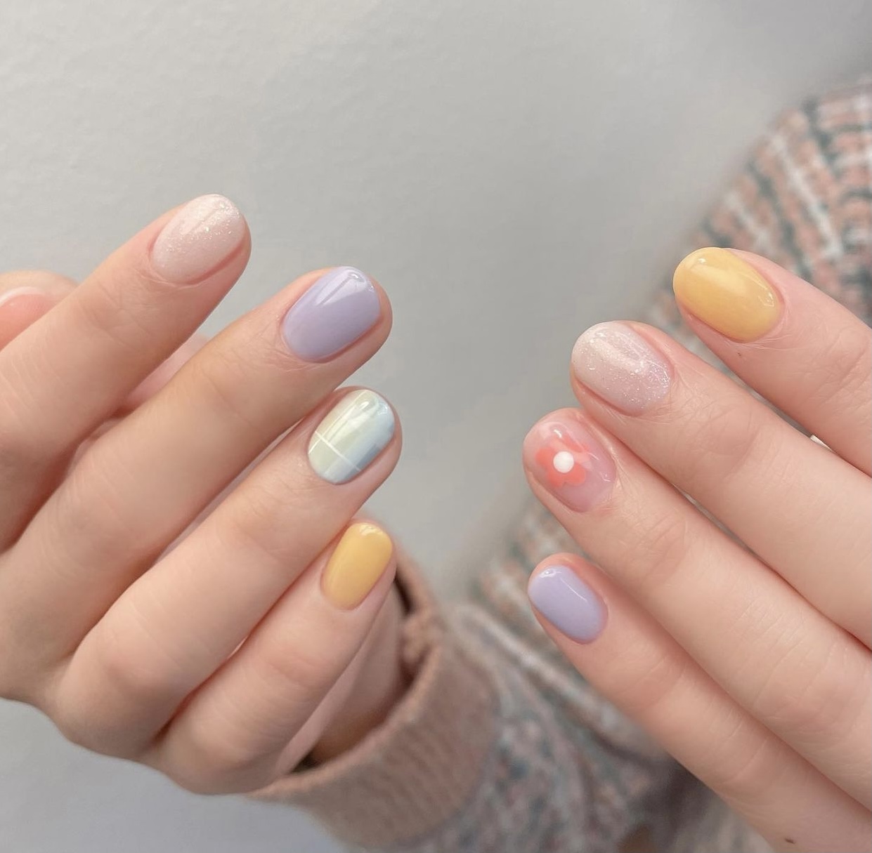 Những mẫu nail màu pastel đẹp xuất sắc – Inail