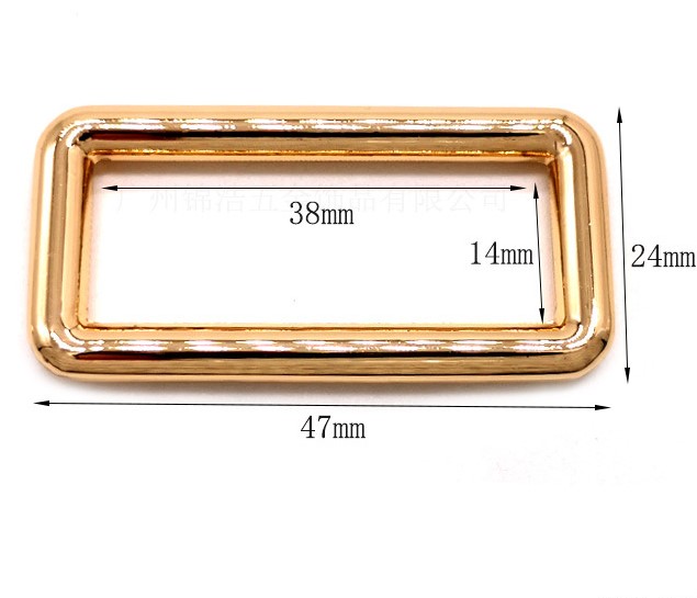 Khoen chữ nhật đúc 3.8cm vàng 18k/1 cái