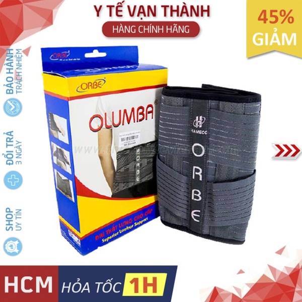✅ Đai Cột Sống Orbe Olumba, Hỗ Trợ Bệnh Lý Lưng, Thoát Vị Đĩa Đệm -VT0111 [ Y Tế Vạn Thành ]