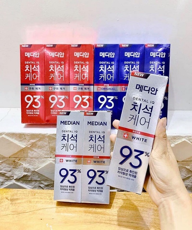 KEM ĐÁNH RĂNG MEDIAN DENTAL IQ 93% (ĐỎ)