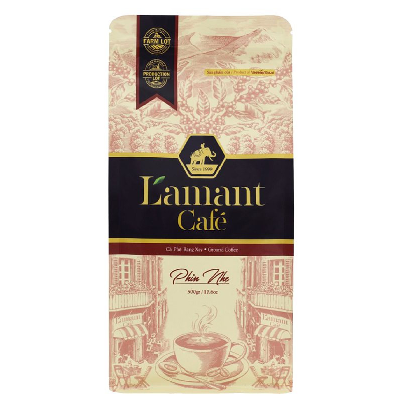 L'Amant Light Filtered Roasted Coffee – Mild and Smooth Flavor, Lightly Filtered – 250g Pack