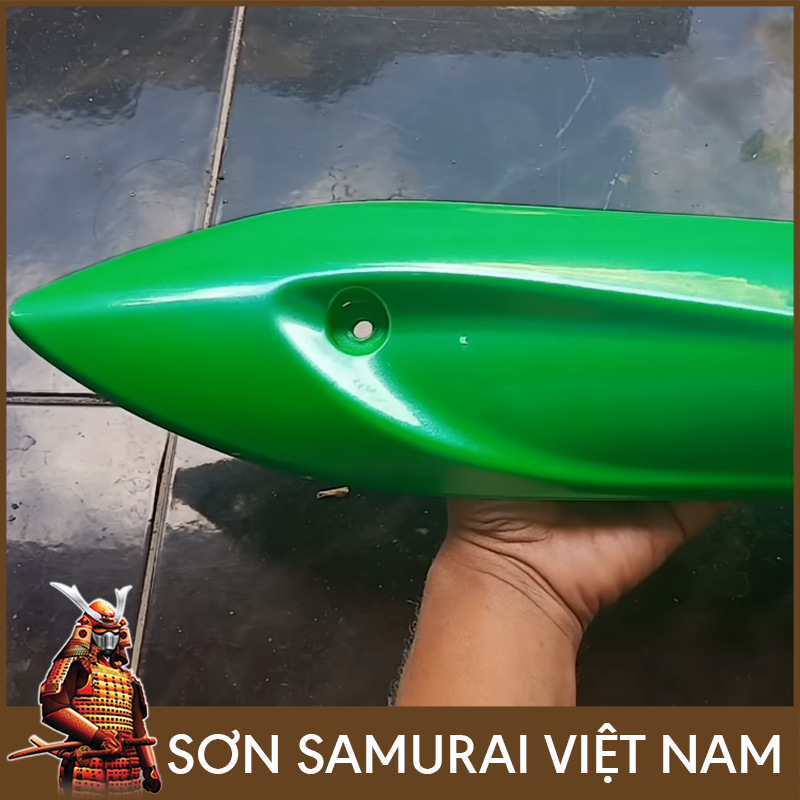 Chai sơn màu xanh huỳnh quang 54 sơn samurai