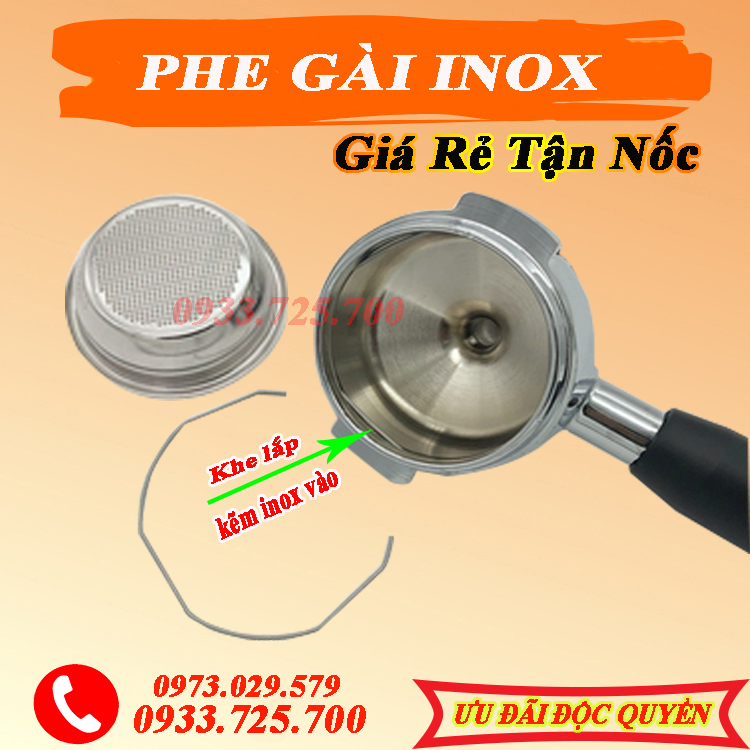 Kẽm Gài Inox Tay Cầm Máy Pha Cà Phê - Linh Kiện, Phụ Kiện Máy Pha Cà Phê.