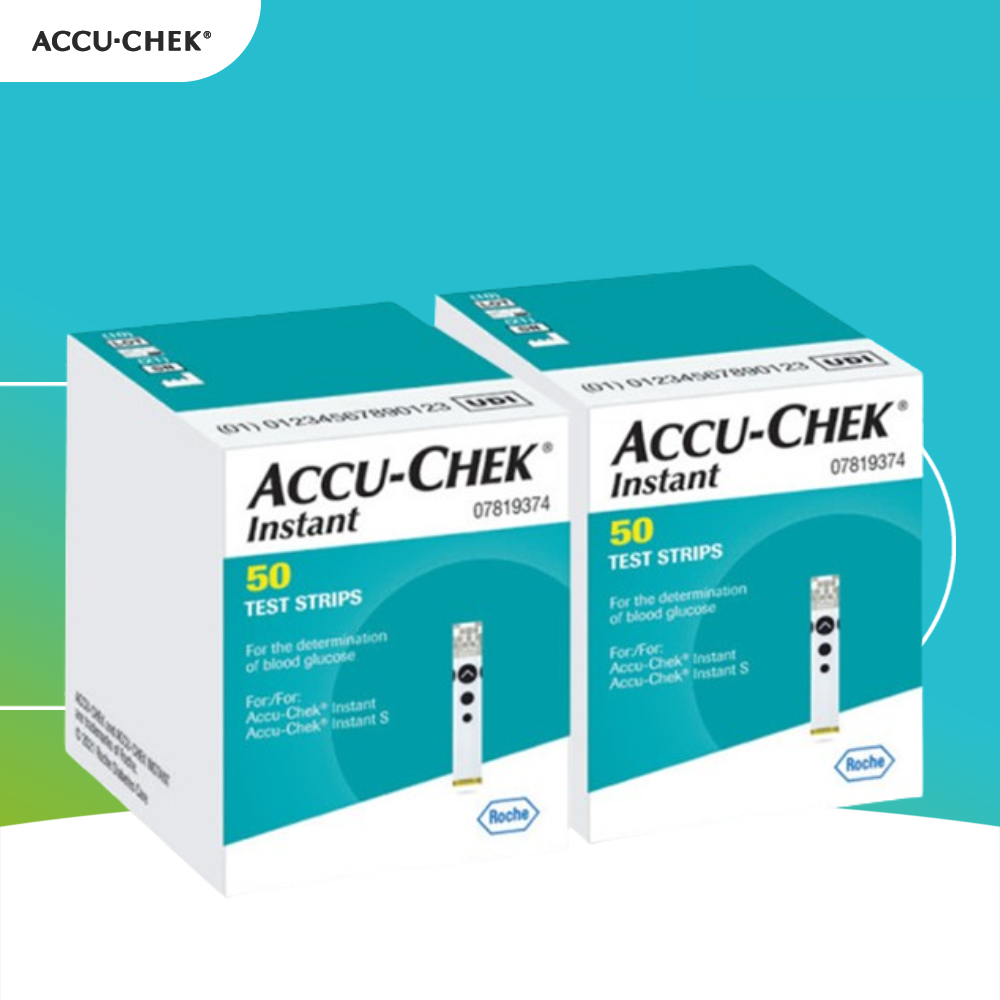 Combo 100 Que Thử Đường Huyết ACCU-CHEK® Instant