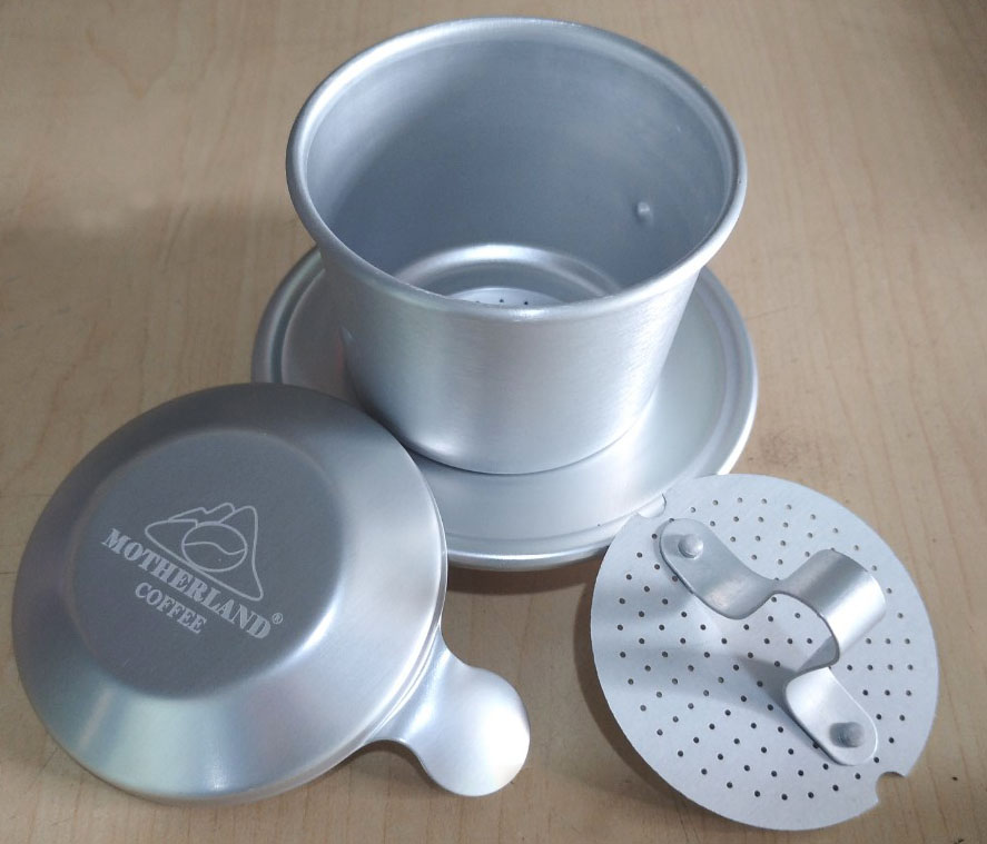 Phin Cà Phê Nhôm 70 (Màu Trắng Bạc)