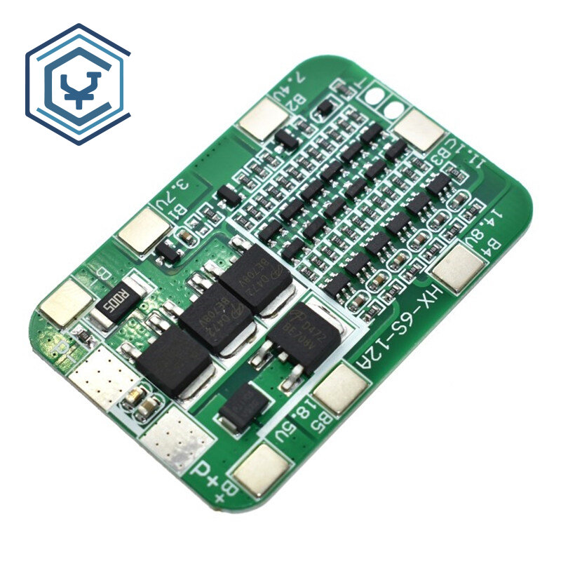 1PCS/2PCS DIY Kit 6S 15A 24V PCB BMS Protection Board for 18650 Li-ion Battery Module