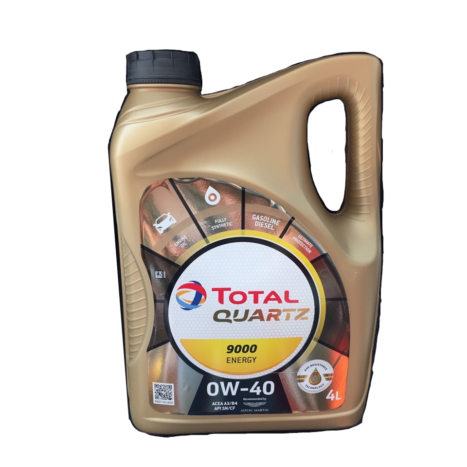[HCM]Nhớt ô tô cao cấp Total Quartz 9000 SAE 0W40 4L