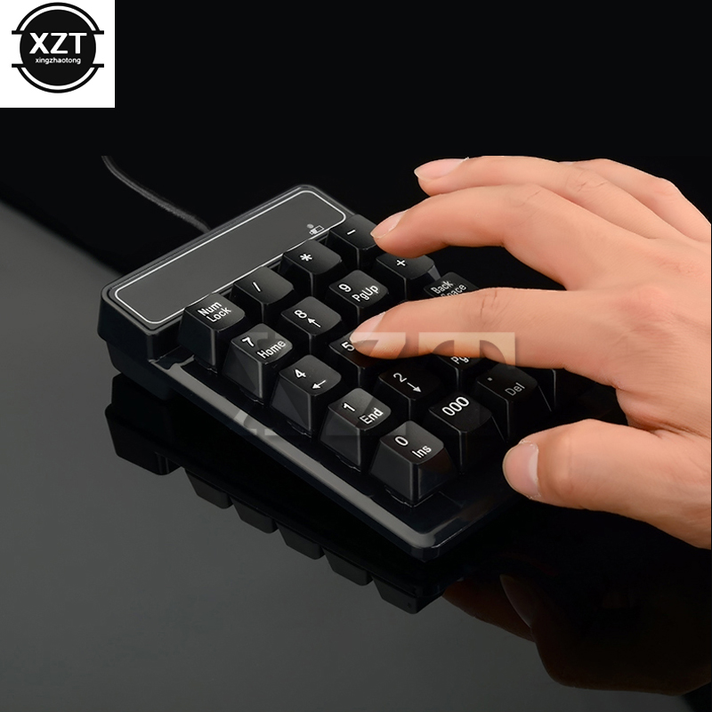 19 phím usb cơ khí cảm thấy dây số bàn phím bàn phím mini số keycaps numpad bàn phím cho máy tính xách tay máy tính để bàn pc máy tính lưu ý **