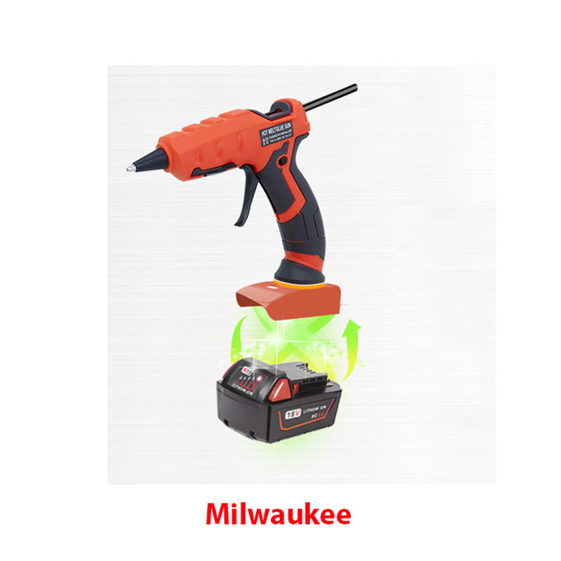 Súng bắn keo nến dùng pin makita dewalt milwaukee 40w - tặng 30 keo nến 7mm