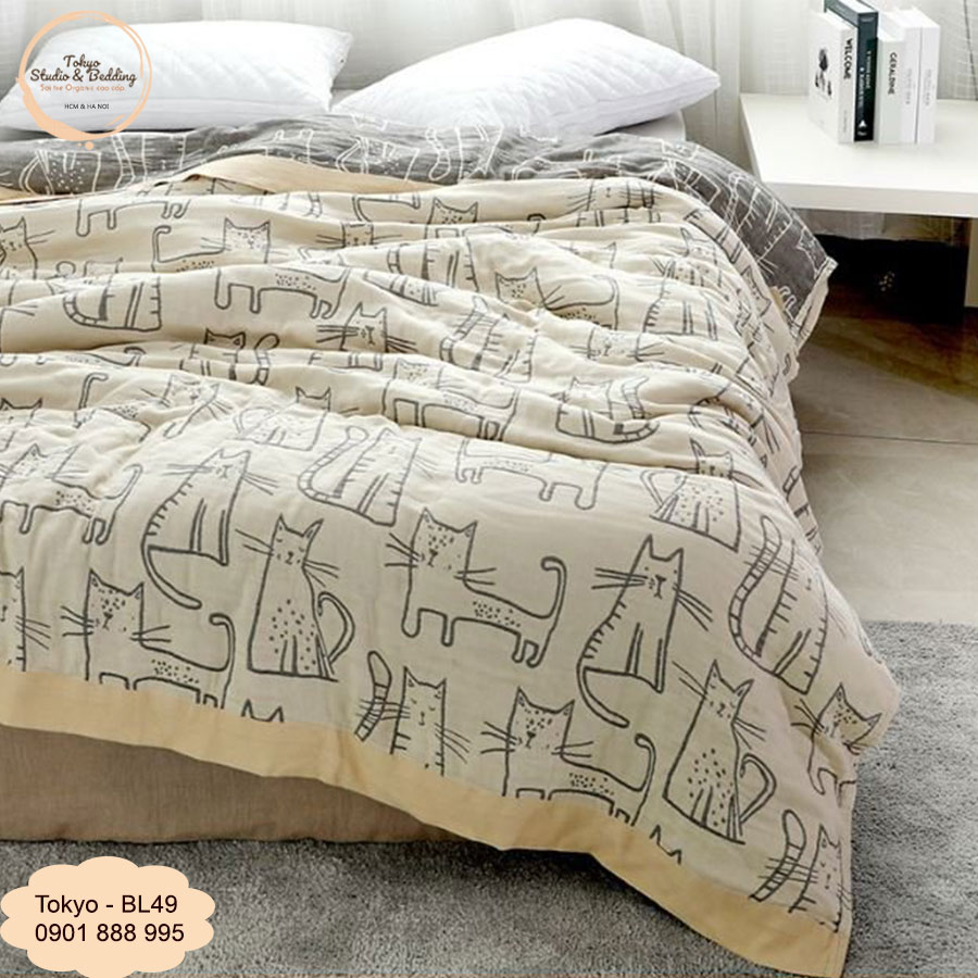 (2)TH Chăn Xô Organic Cotton Dòng Phổ Thông/Basic