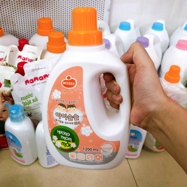 Nước giặt xả Wesser 2 in 1 ( 1200-3000ml )