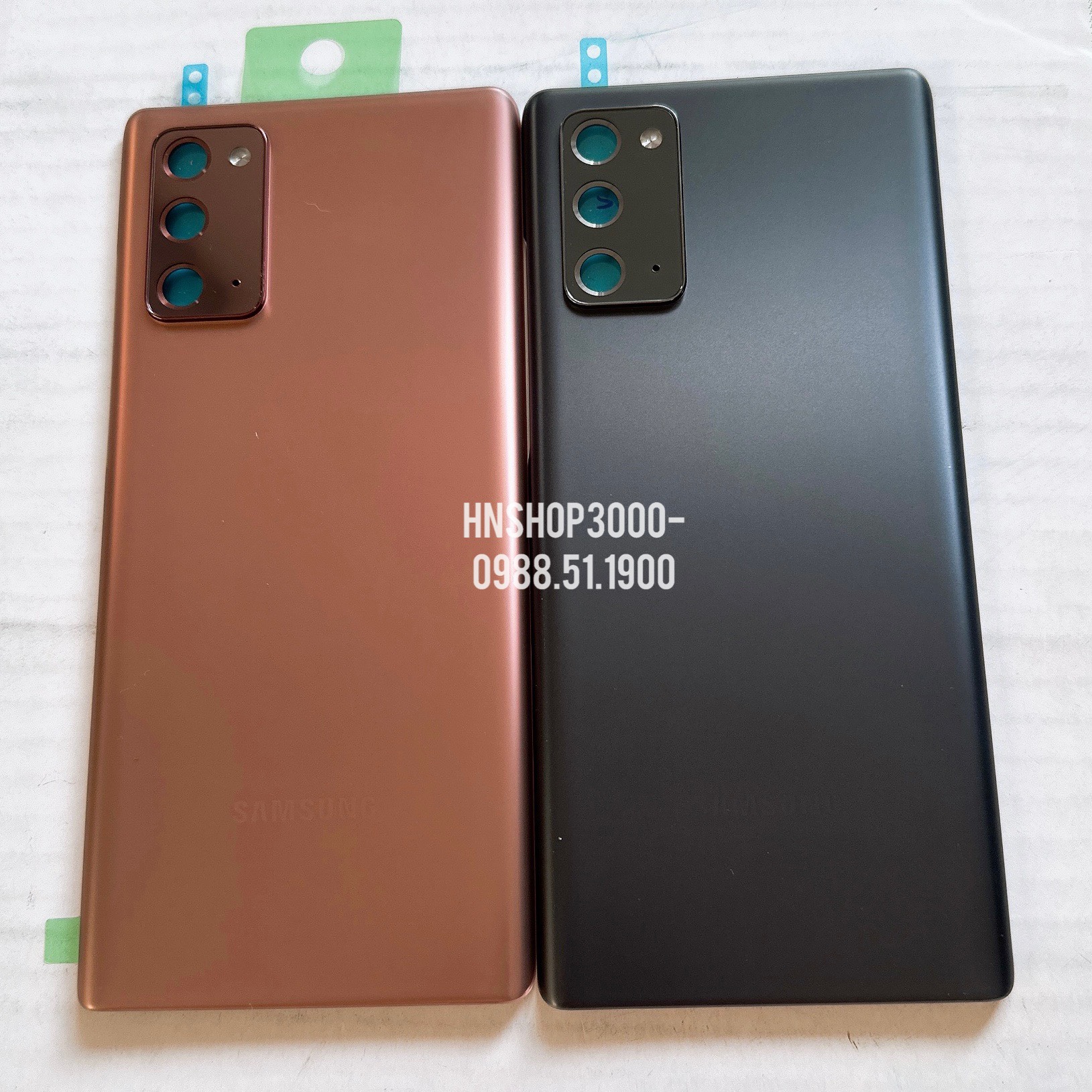 Nắp Lưng Samsung Note 20 Zin (có kính camera) - Vỏ lưng điện thoại Note20