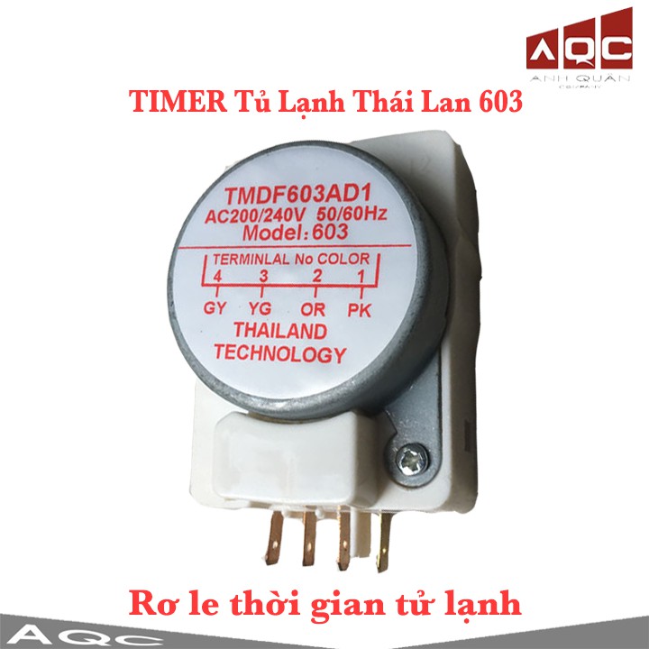 Timer thời gian tủ lạnh Rơ le thời gian 603 hàng Thái Lan