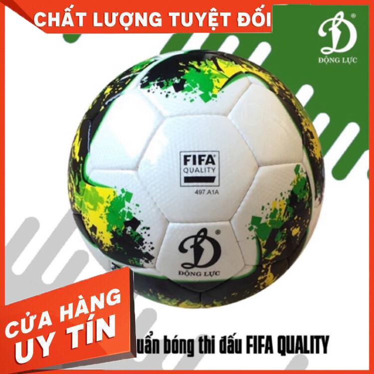 Quả bóng đá Động Lực UHV galaxy 2.05 (màu xanh-trắng)