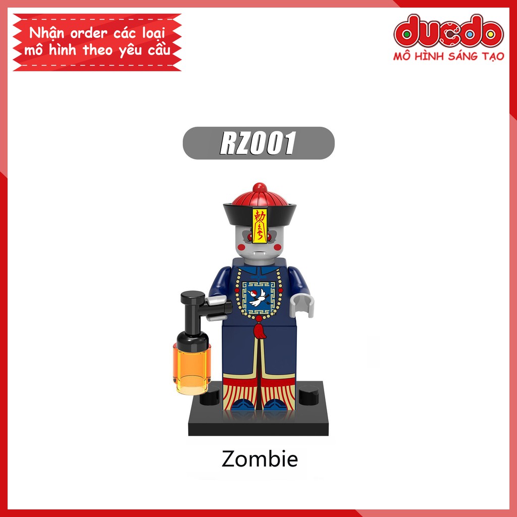 Minifigures Cương Thi siêu đẹp - Đồ chơi Lắp ghép Xếp hình Mini Zombie Mô hình RZ001
