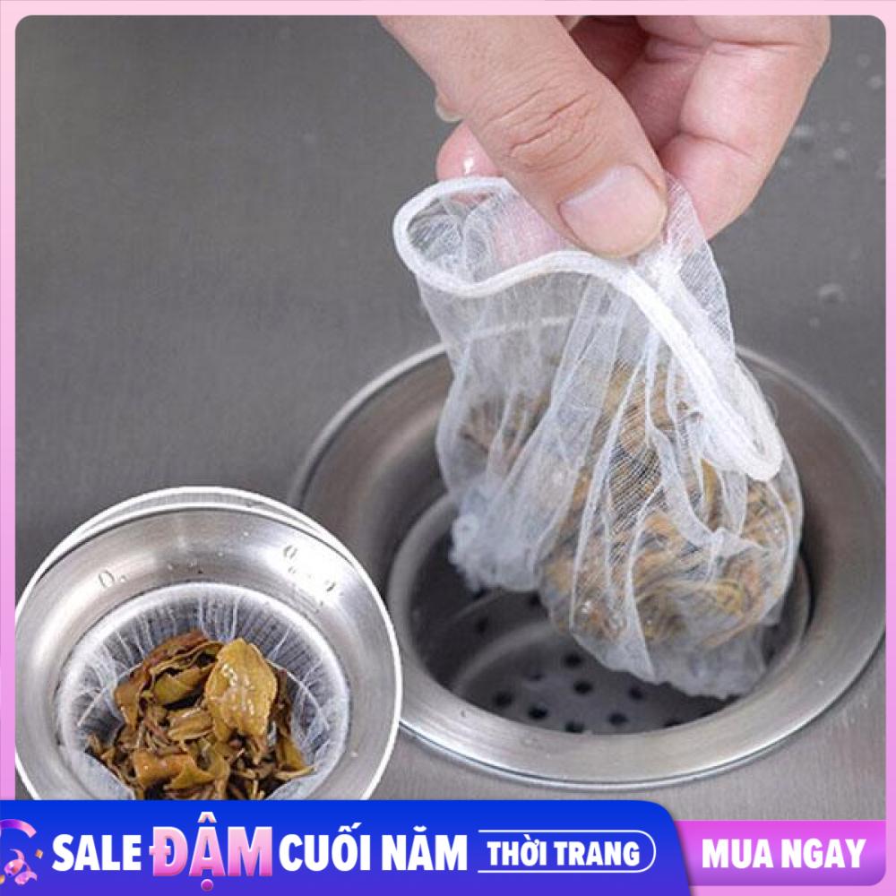 Combo 100 Túi Lưới Lọc Rác, Thức Ăn Thừa Bồn Rửa Chén
