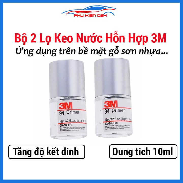 Combo 2 lọ keo 3M trợ dính cho băng keo 2 mặt chắc chắn, độ kết dính cao