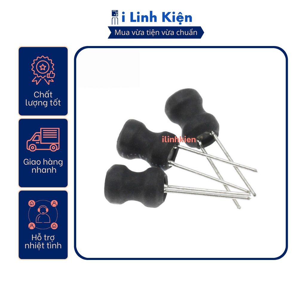 Cuộn Cảm Cắm 0810 từ 3.3uH-10mH 8x10mm