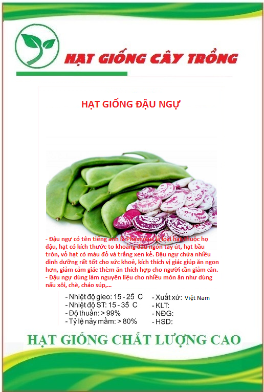 Hạt giống đậu ngự ct154 - gói 10 hạt