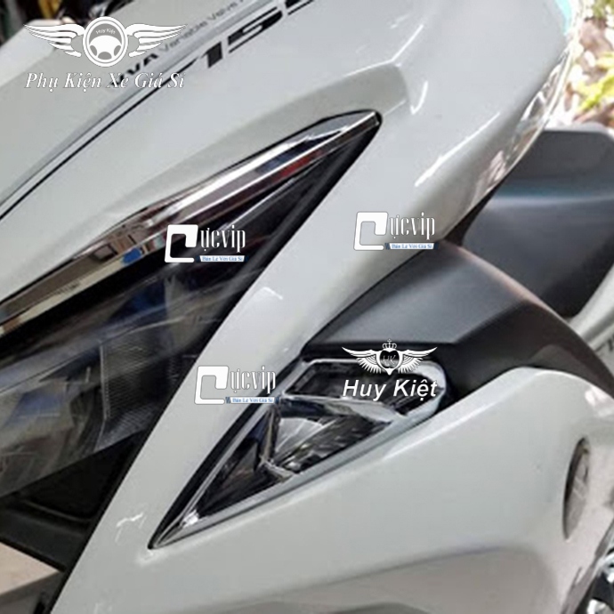 Ốp Viền Đèn Sương Mù NVX Mạ Crom MS2579