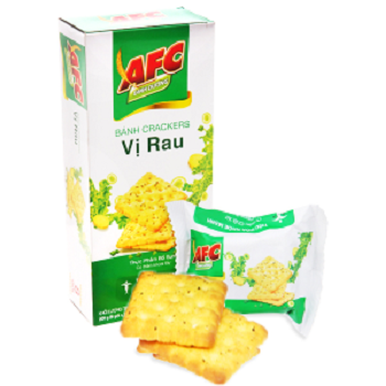 Bánh dinh dưỡng AFC vị Rau (hộp 200g/8 gói)