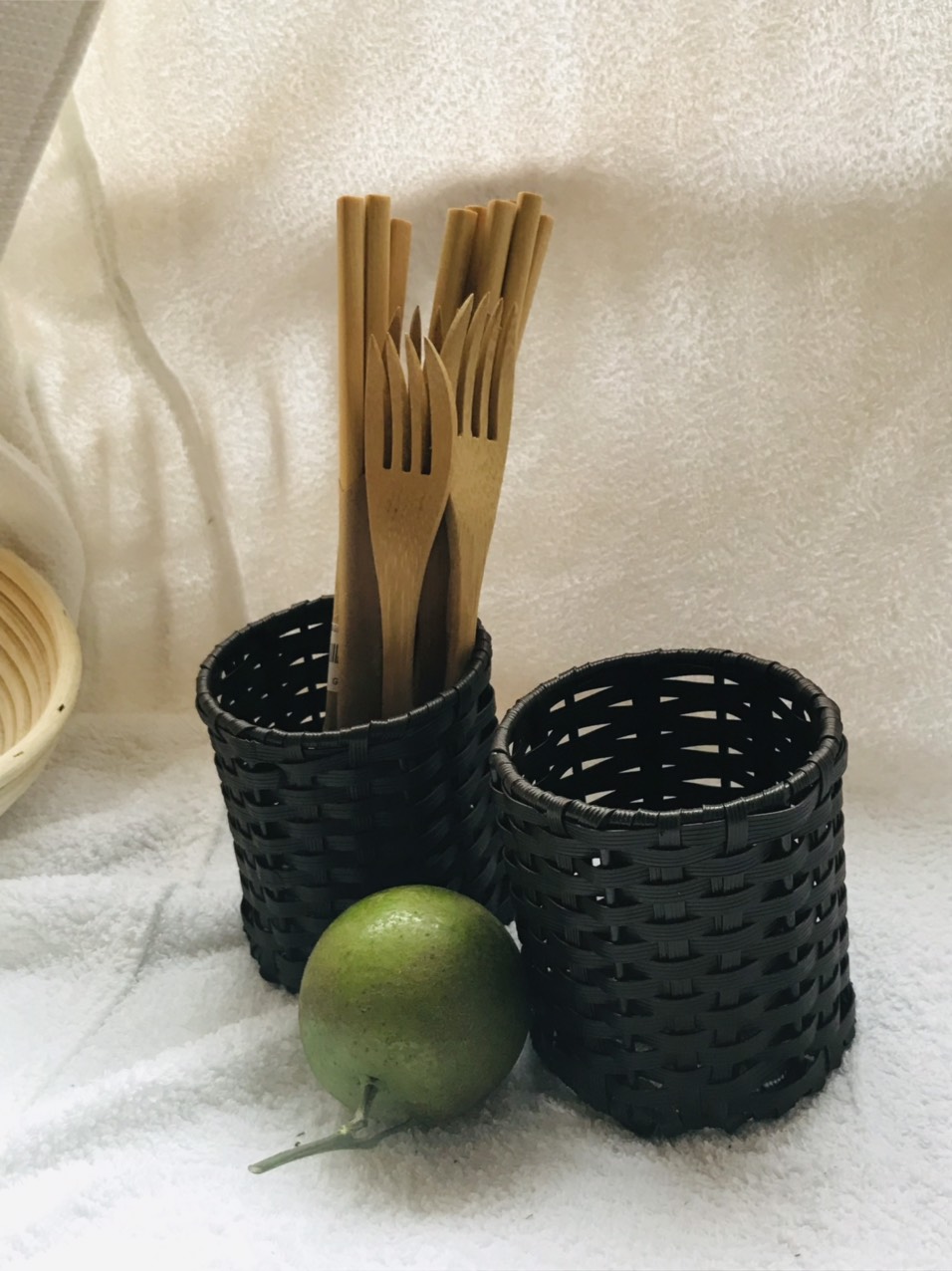 Rổ Nhựa Giả Mây Hình Tròn Và Oval