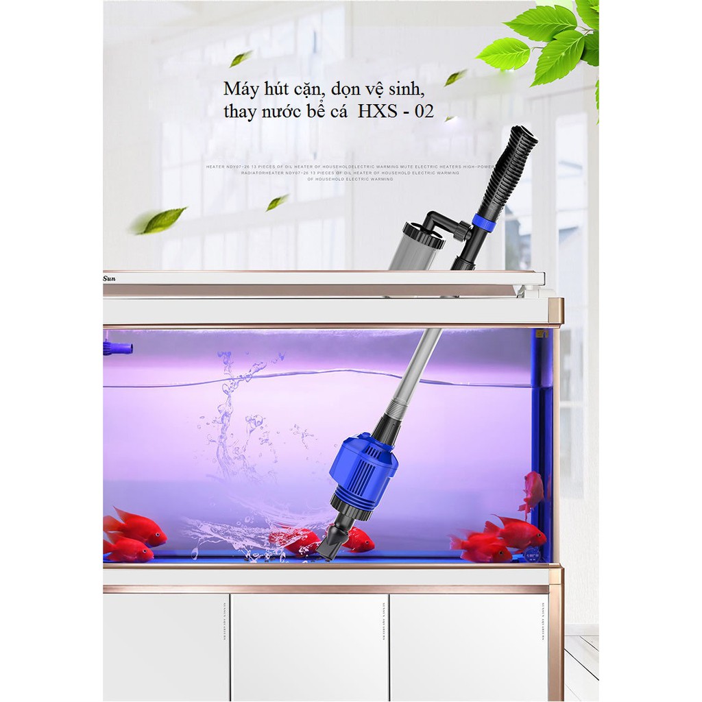 Máy hút cặn hồ cá đa năng SUNSUN HXS-02