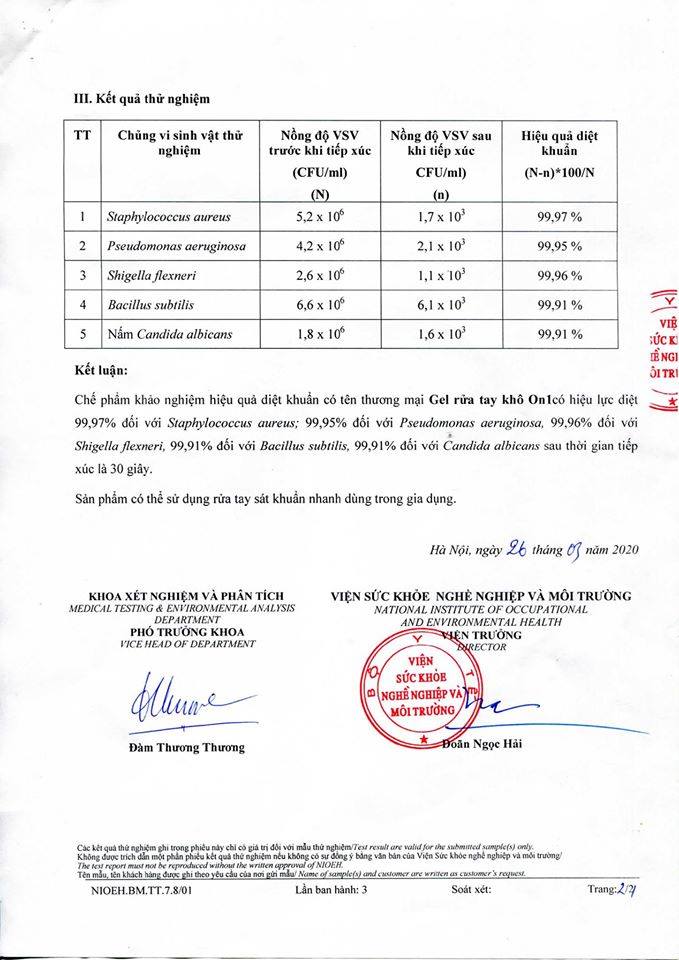 Gel Rửa Tay Khô On1 500ml