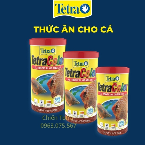 Thức ăn cao cấp cho cá cảnh Tetra Color XL Tropical granules tăng cường