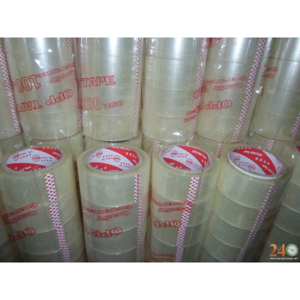 BĂNG KEO TRONG ĐÓNG HÀNG - CUỘN 100 YARD