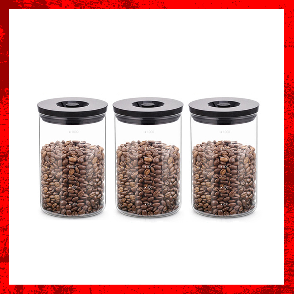 Combo 3 lọ thủy tinh nắp PC S116/3 1000mL
