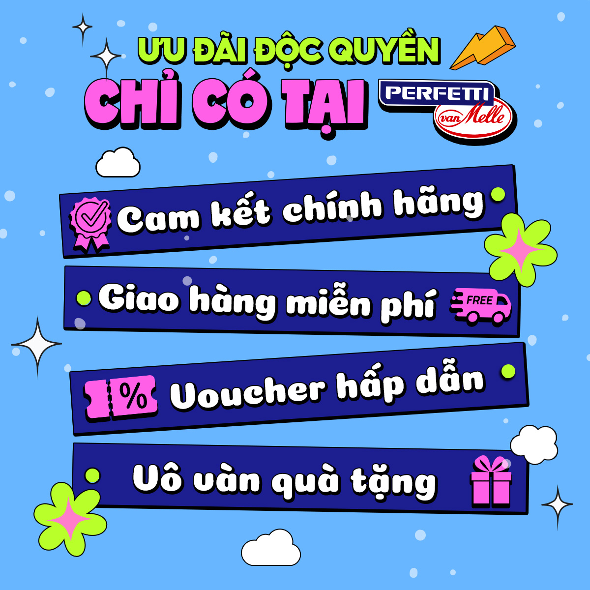 Kẹo nhai Mentos nhiều hương