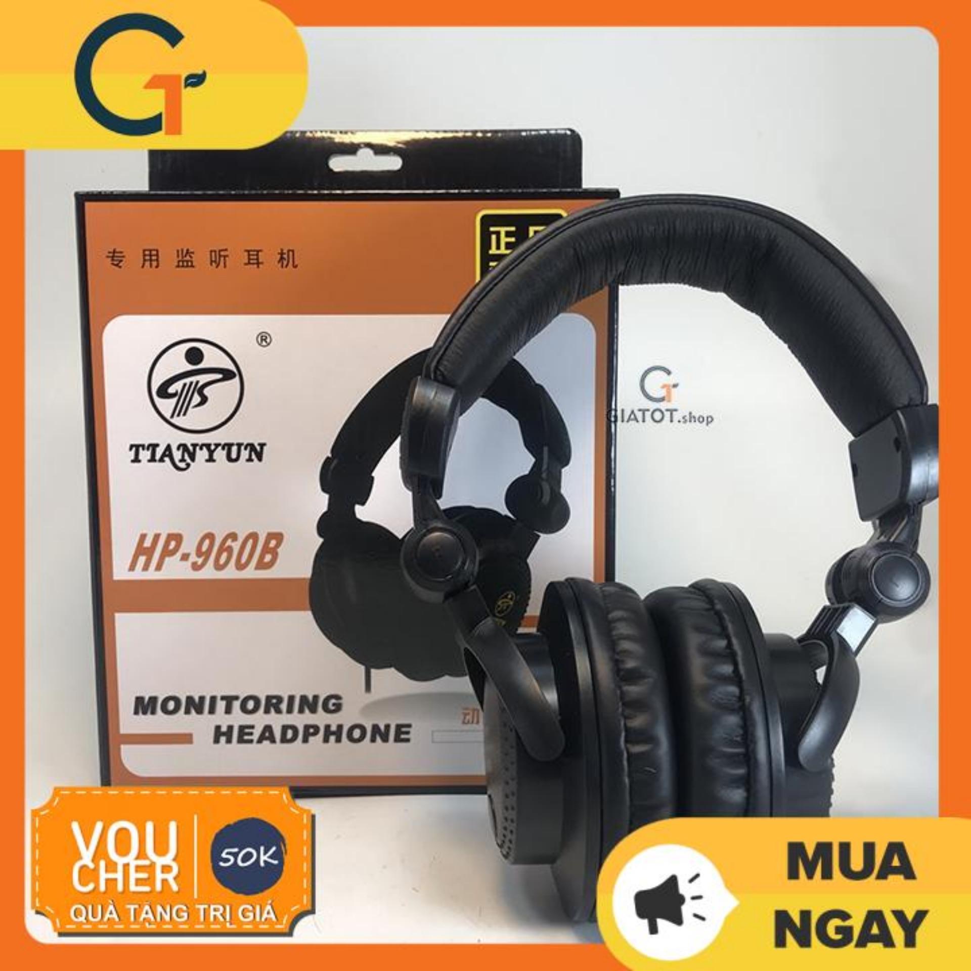 Tai nghe kiểm âm - tai nghe chụp tai - tai nghe gaming - tai nghe hay - tai nghe chất lượng cao TIANYUN HP - 960B
