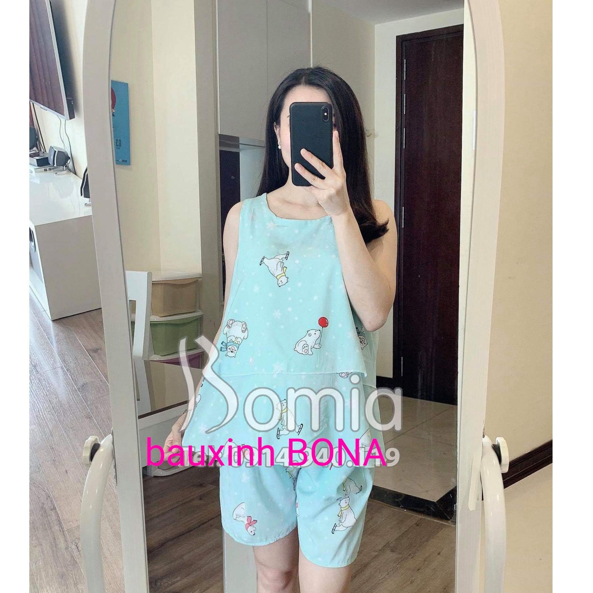 Bộ đồ Bầu hè CHẤT lanh  mềm mát dễ thương