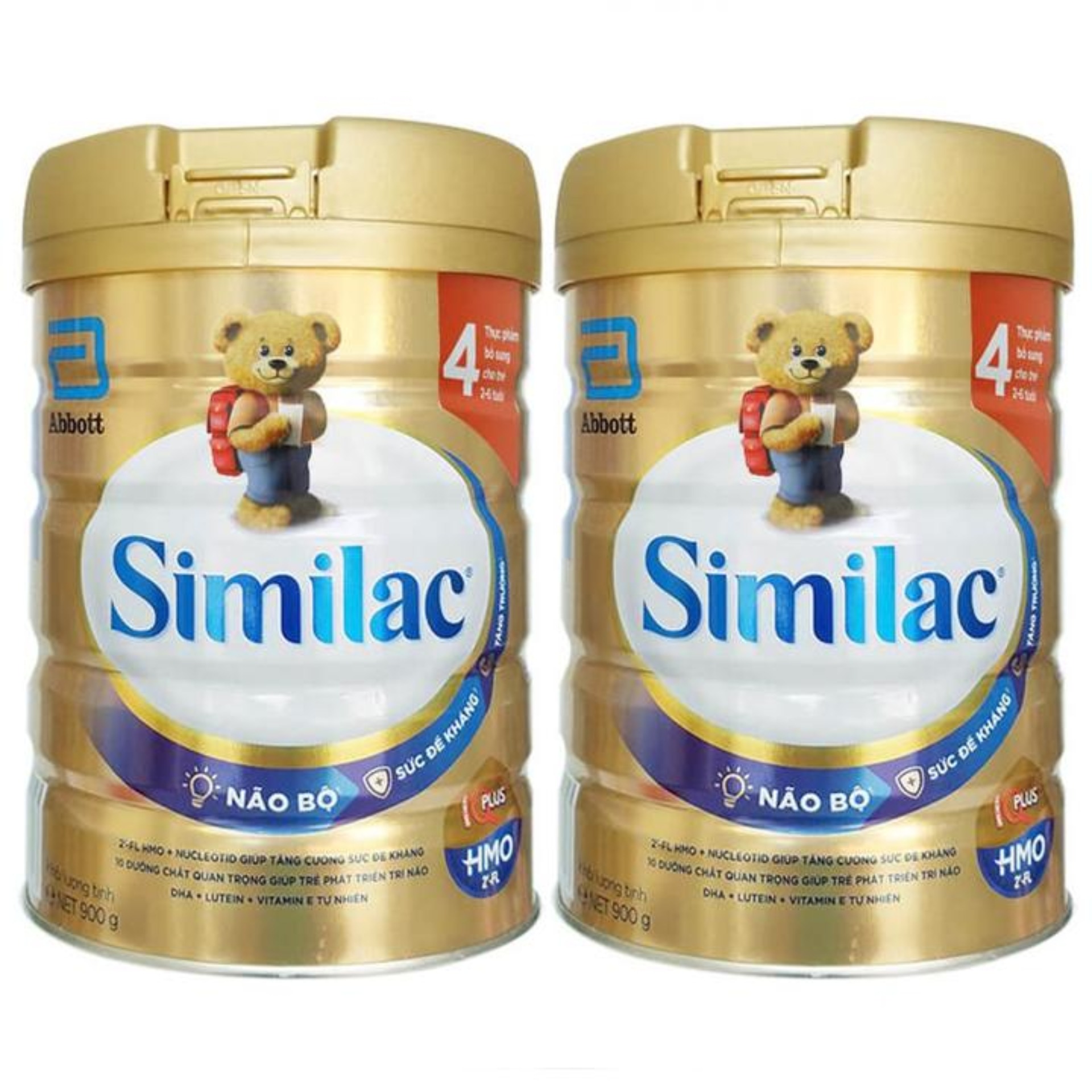 Bộ 2 sữa bột abbott similac iq 4 - 900g