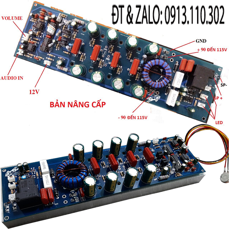 BO CÔNG SUẤT CLASS D 8 MOSFET - PA - 6000