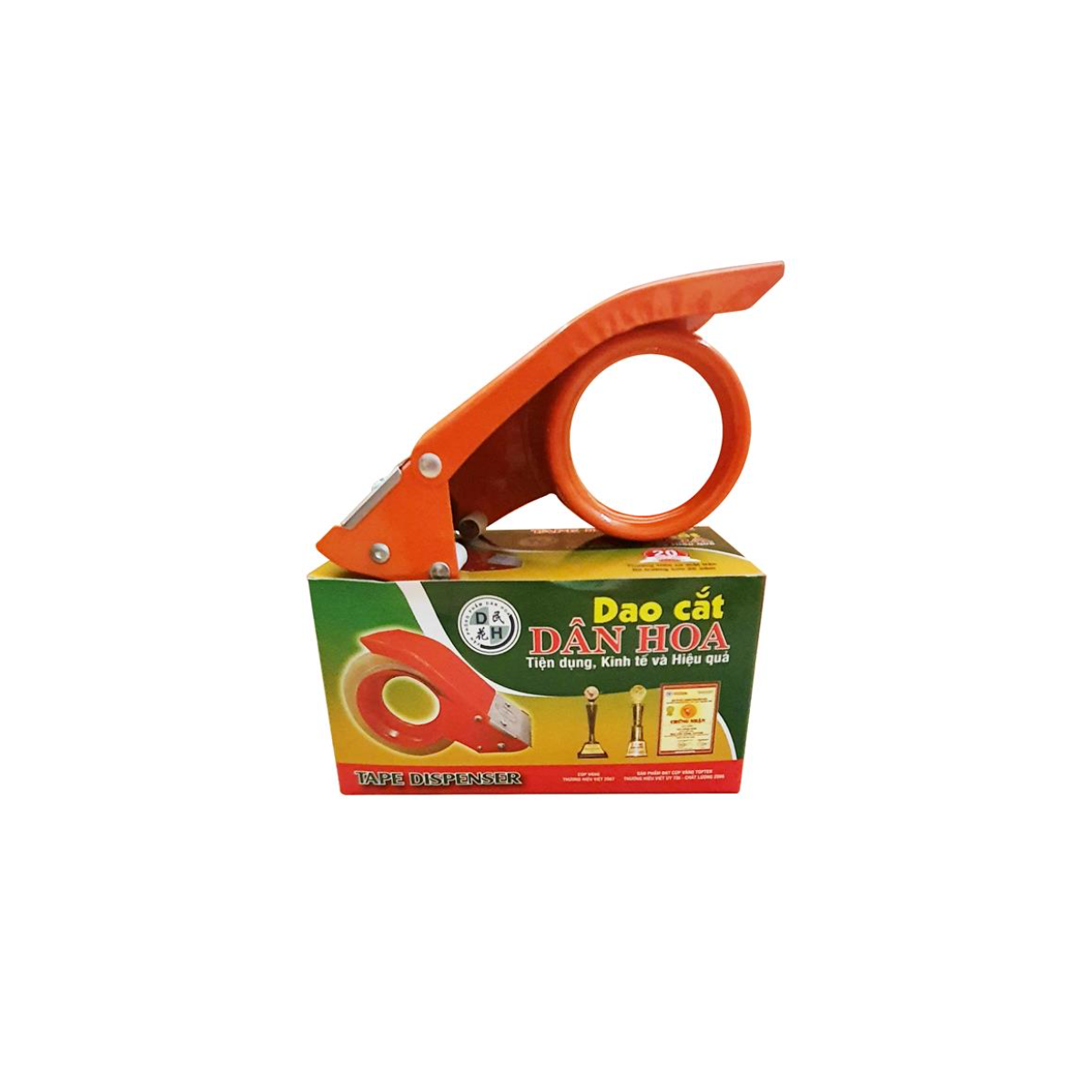 Dụng Cụ Cắt Băng Keo Cầm Tay 6cm Sắt Màu Ngẫu Nhiên
