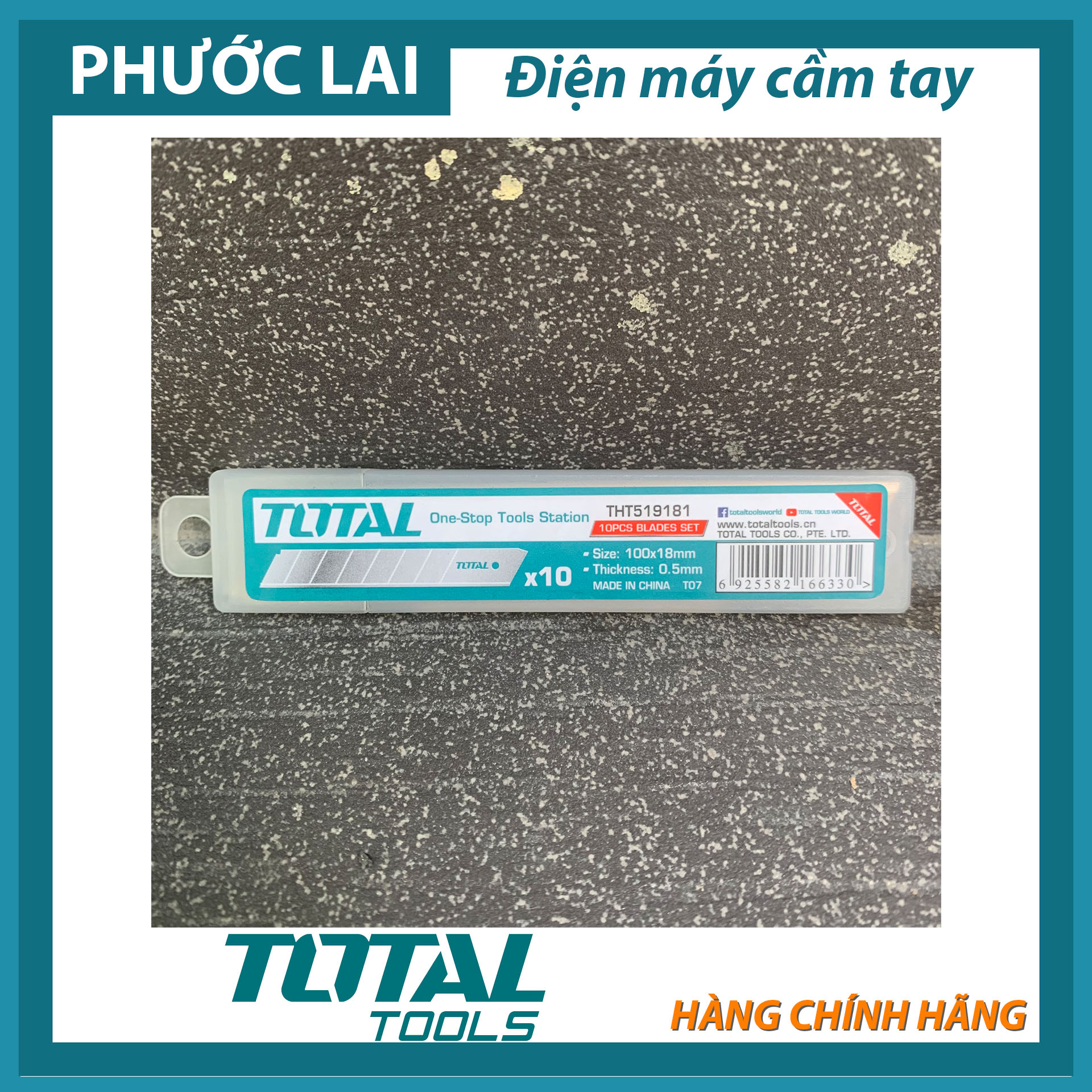 Bộ 10 lưỡi dao (Chính Hãng) TOTAL THT519181