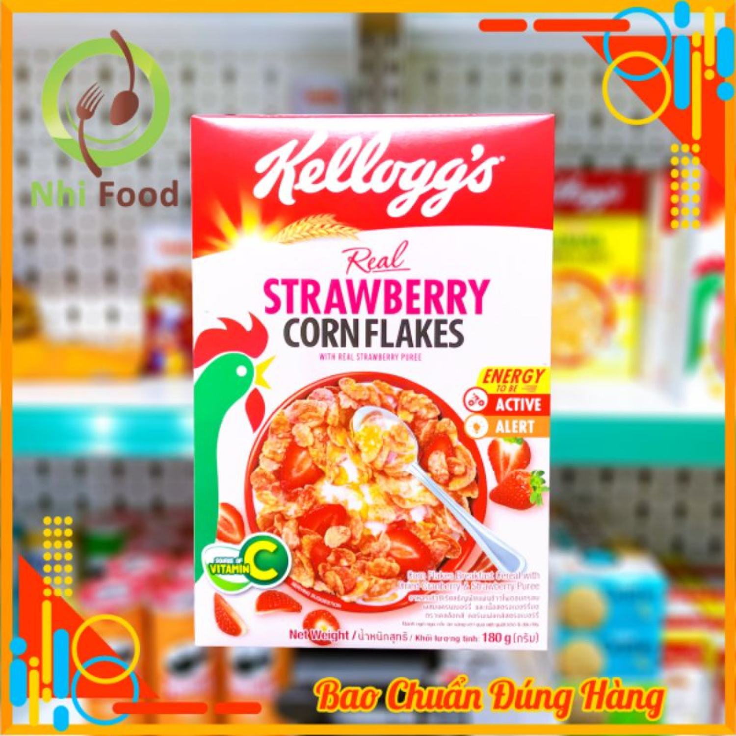 Ngũ Cốc Ăn Sáng Kellogg's Corn Flakes, Gồm 3 Vị