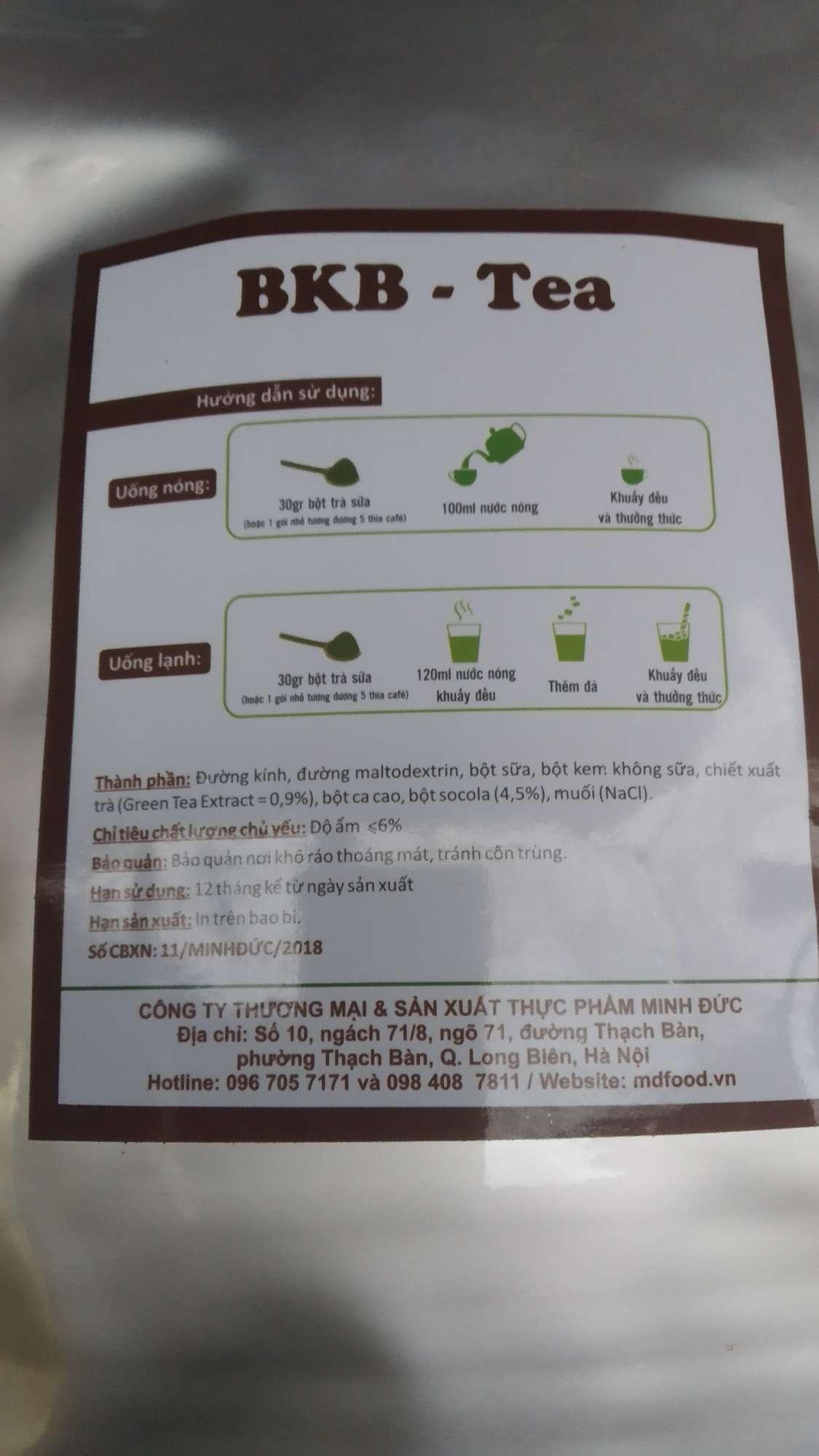 bột trà sữa socola (socola milk tea powder)