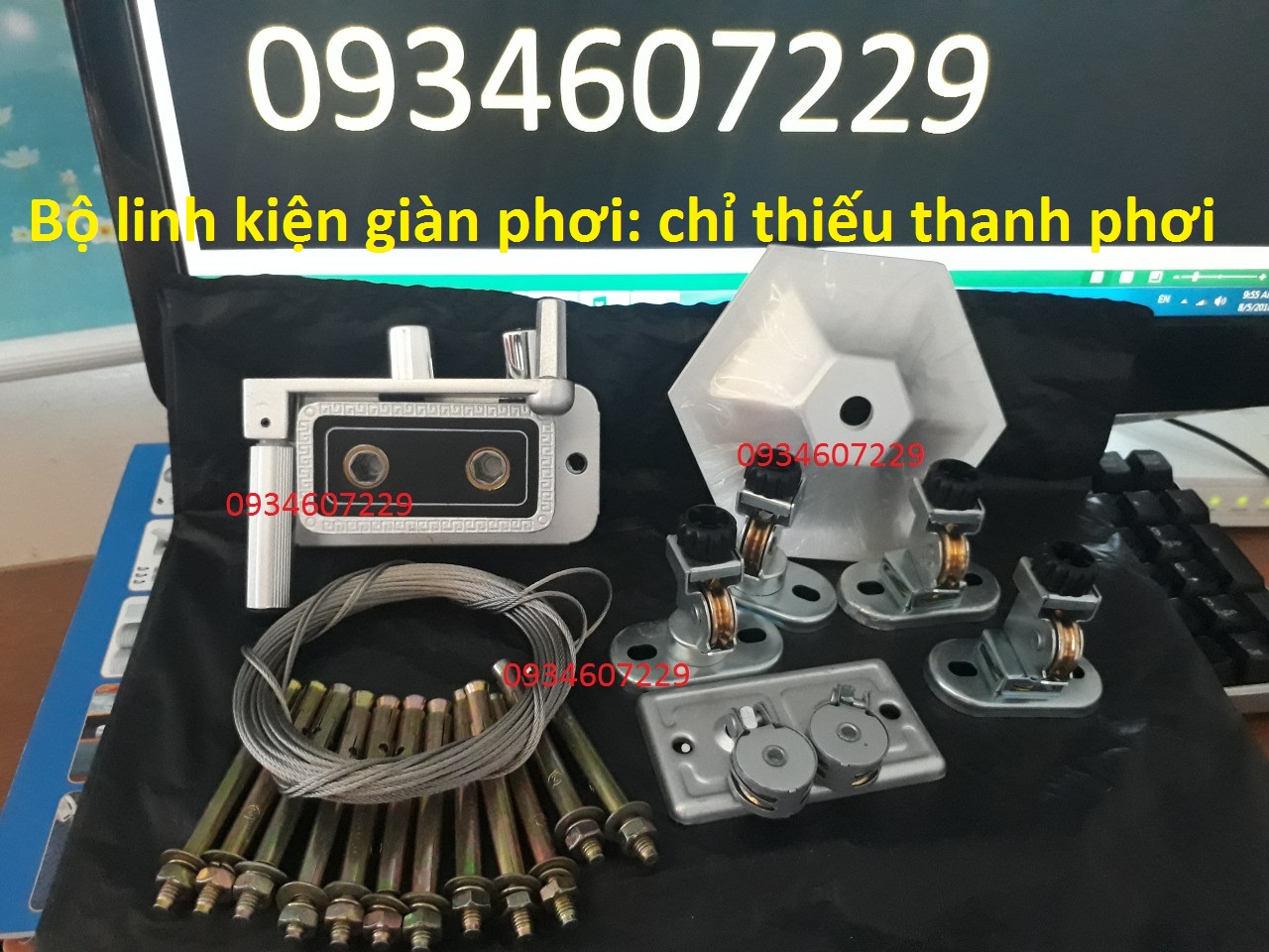 Bộ Linh kiện giàn phơi thông minh hòa phát  Q6