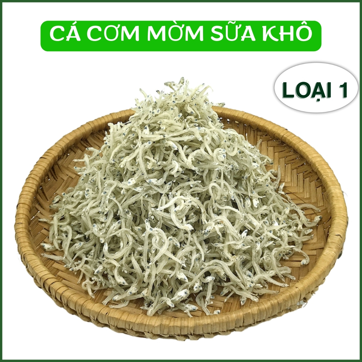 Khô Cá Cơm Mờm Sữa {500gr} - Cá Cơm Khô nhỏ Dùng Rim Kho Nấu Canh