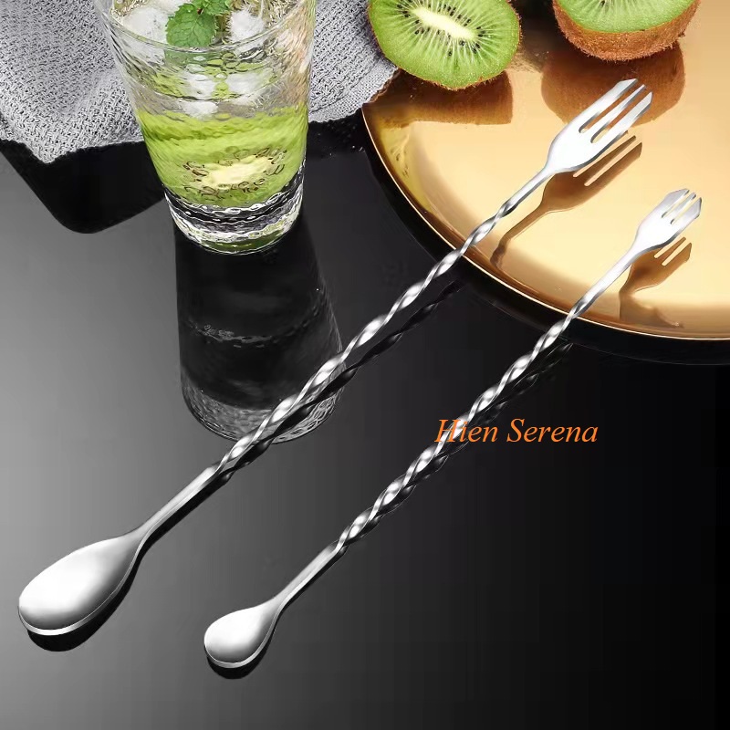 Thìa khuấy pha chế - Thìa bar 26cm - 32cm