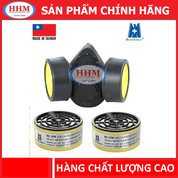Mặt nạ phòng khói - khí độc Blue Eagle