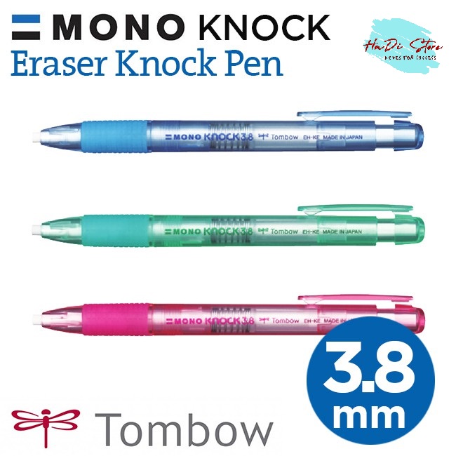 Bút gôm bấm/ Ruột gôm thay lõi MONO KNOCK (Mã SP:TB-G-MoKno)