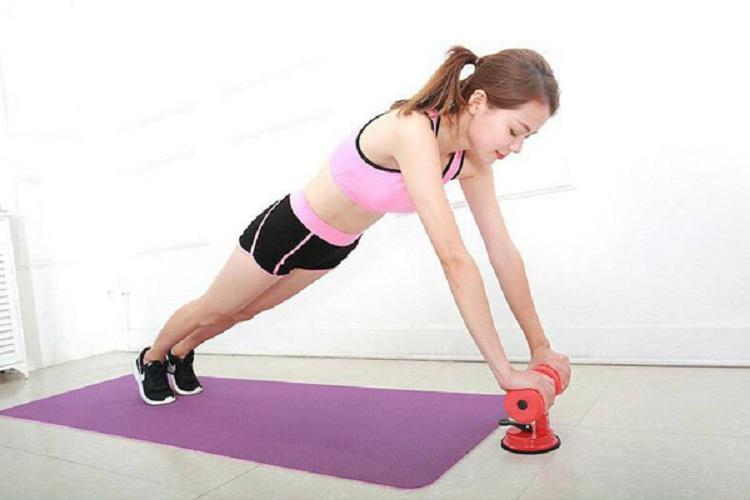 [HCM]Dụng cụ tập cơ bụng đa năng có đế hút chân không