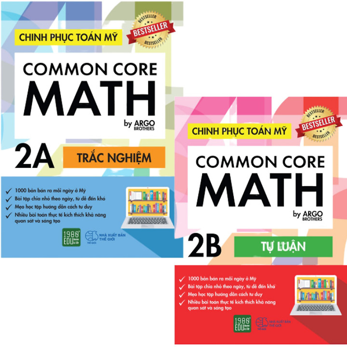 Sách song ngữ tự học cho học sinh Tiểu học: Chinh phục Toán tư duy Mỹ - Common Core Math