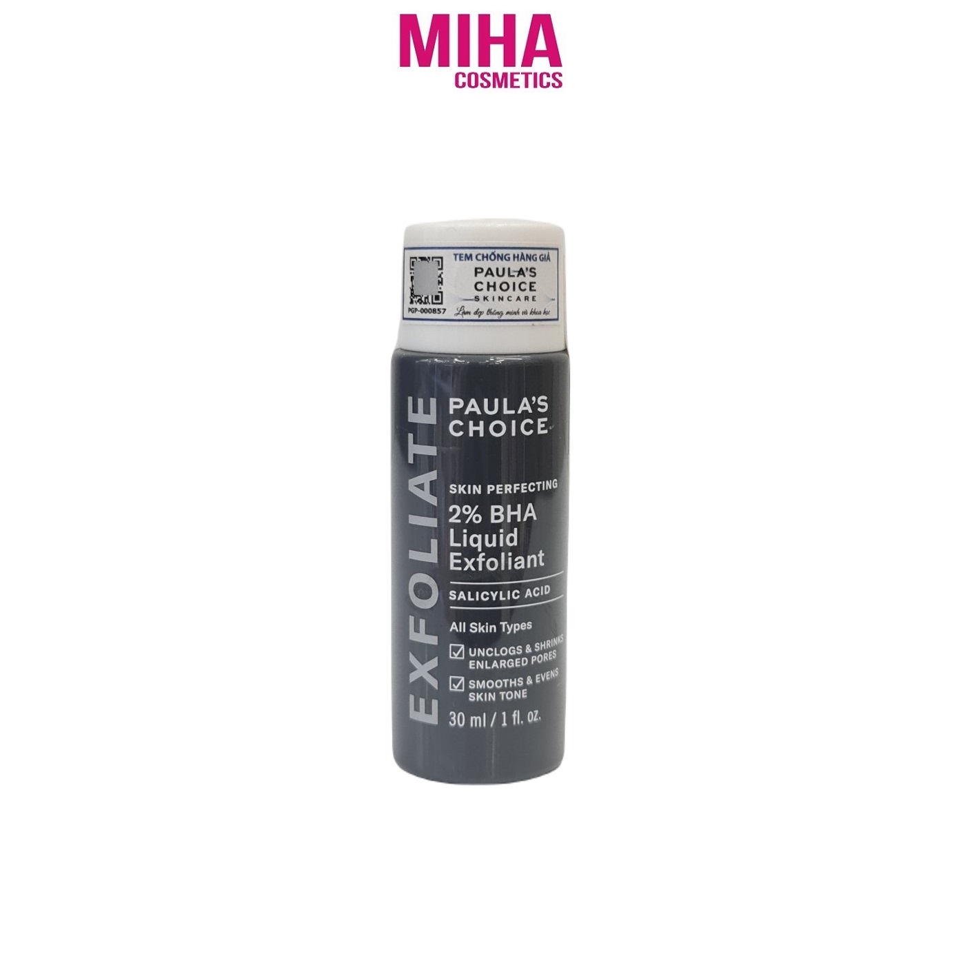 Dung dịch tẩy da chết paula’s choice skin perfecting 2% bha liquid 30ml