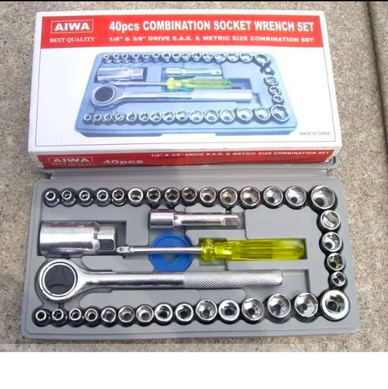 Bộ khẩu mở và siết ốc 40 chi tiết